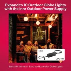 Innr Smart Outdoor Globe Colour LED-Kugel, Zusatz -Lampen Welt 5037105 5
