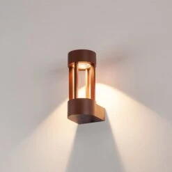 SLV Slots Wall LED-Außenwandleuchte Rost