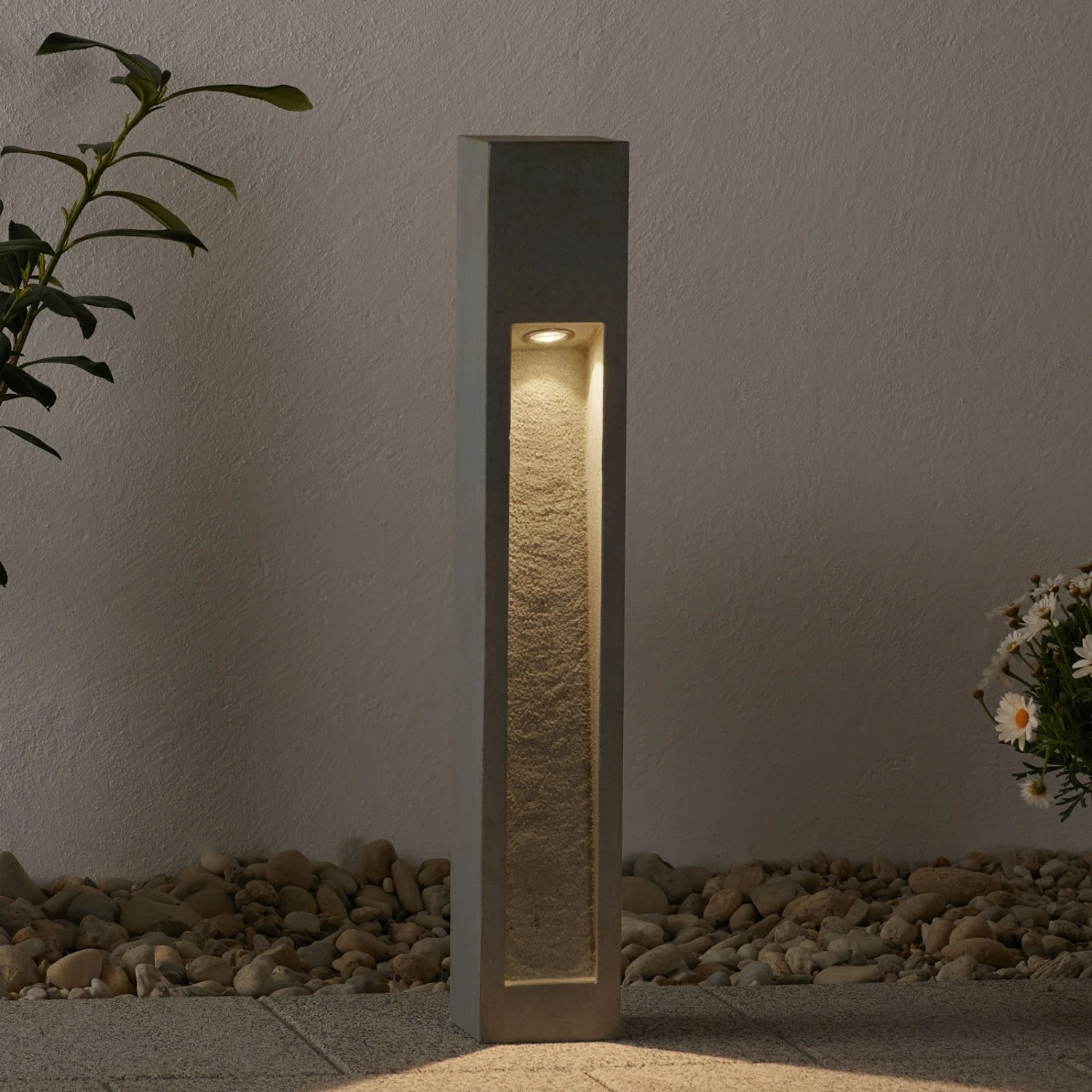 SLV Arrock Stone LED-Wegeleuchte Aus Naturstein 1 SLV Arrock Stone LED-Wegeleuchte Aus Naturstein