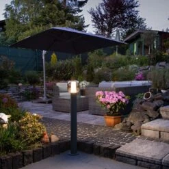 SLV Ovalisk LED-Wegeleuchte CCT, Höhe 100 Cm