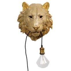 KARE Animal Tiger Head Wandleuchte Mit Stecker -Lampen Welt 5517806 2