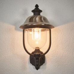 Konstsmide Außenwandleuchte Parma Mit Edelstahldach, Stehend -Lampen Welt 5522140 4