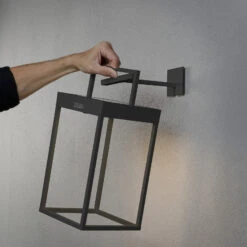 Konstsmide LED-Solarlaterne Portofino, Wand / Tisch, Schwarz -Lampen Welt 5522688 7