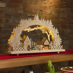 10-flammiger LED-Lichterbogen Dorf -Lampen Welt 5524369 2