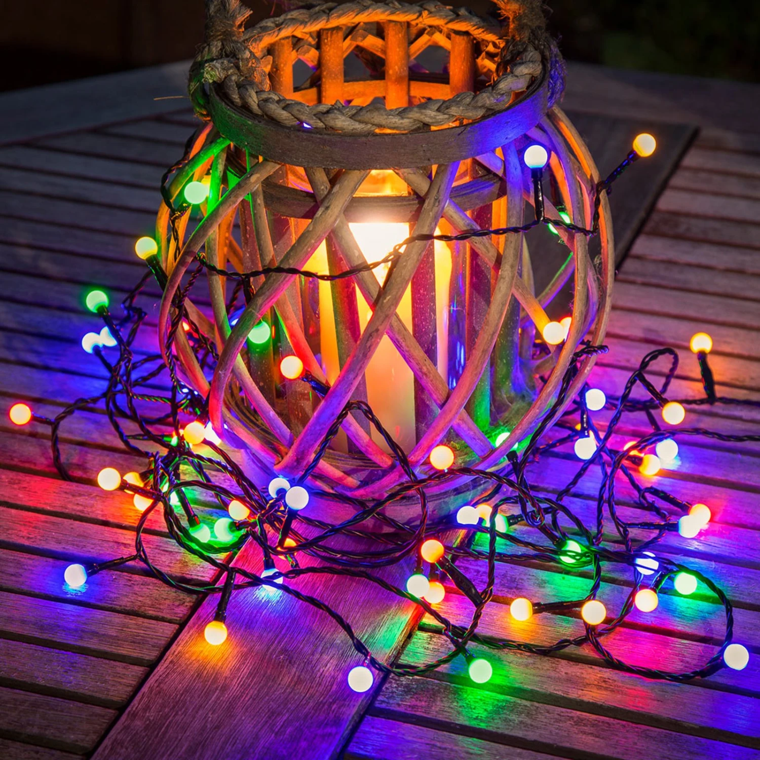 LED-Lichterkette 80-flammig Für Außen, Bunt 3 LED-Lichterkette 80-flammig Für Außen, Bunt – Bild 3