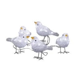 Niedliche Außen-Deko LED Vogelquintett -Lampen Welt 5524547 4