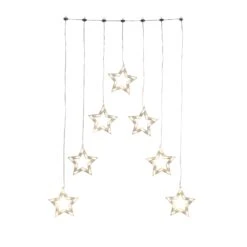 LED-Lichtervorhang Sterne 70-flg. -Lampen Welt 5524559 4