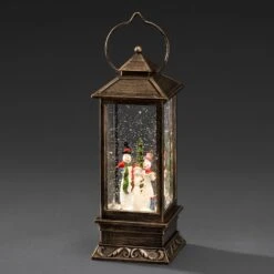 Schneemann-Laterne LED Wassergefüllt Batteriebetr. 9 Schneemann-Laterne LED Wassergefüllt Batteriebetr. -Lampen Welt 5524572 2