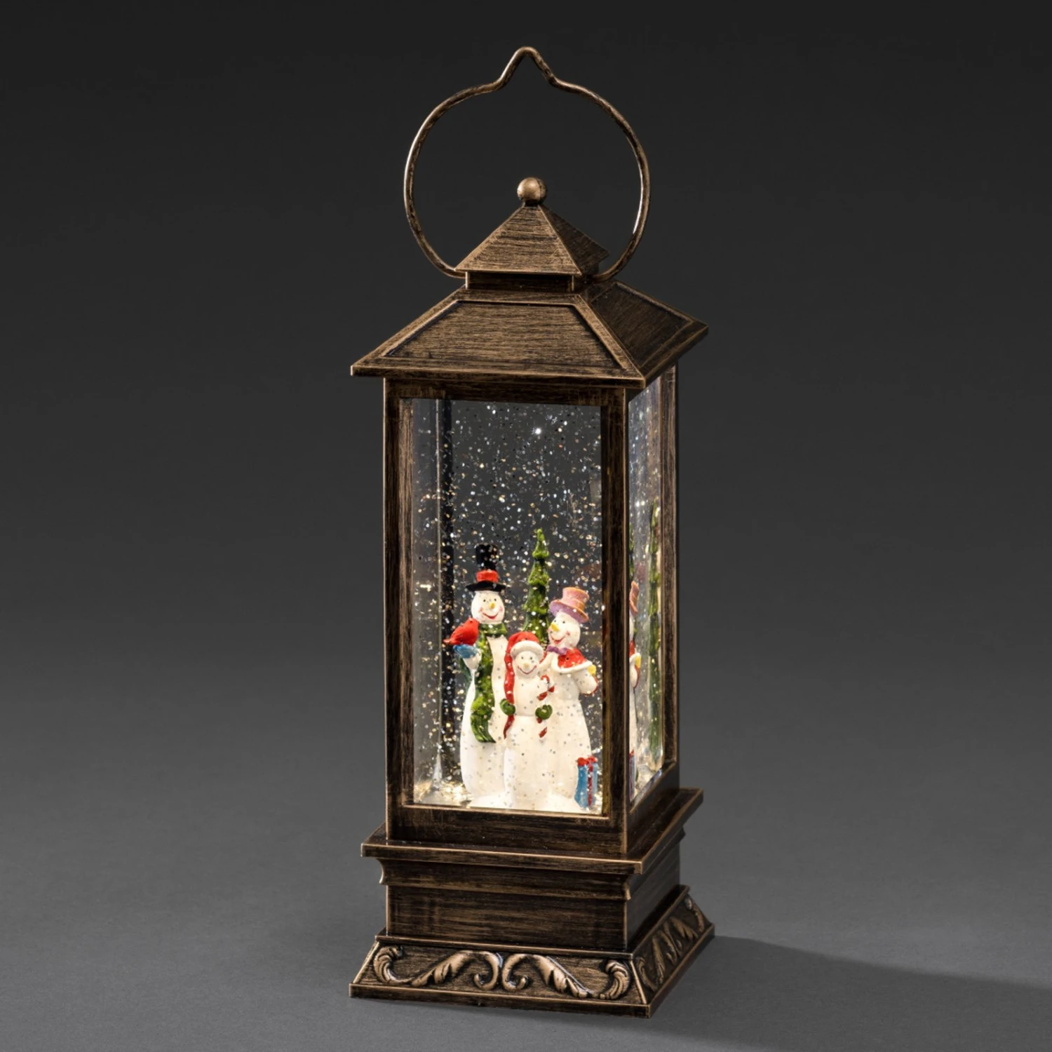 Schneemann-Laterne LED Wassergefüllt Batteriebetr. 3 Schneemann-Laterne LED Wassergefüllt Batteriebetr. – Bild 3