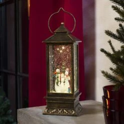 Schneemann-Laterne LED Wassergefüllt Batteriebetr. 12 Schneemann-Laterne LED Wassergefüllt Batteriebetr. -Lampen Welt 5524572 5