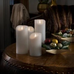 Mit 3D-Flamme Ausgestattet - LED-Kerze Echtwachs 9 Mit 3D-Flamme Ausgestattet - LED-Kerze Echtwachs -Lampen Welt 5524779 2