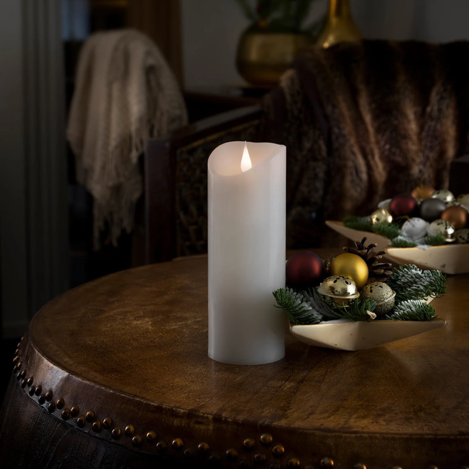 Mit 3D-Flamme Ausgestattet - LED-Kerze Echtwachs 6 Mit 3D-Flamme Ausgestattet - LED-Kerze Echtwachs – Bild 6