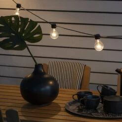 LED-Lichterkette Glühfadenoptik Bernstein 5-flg. -Lampen Welt 5524805 4