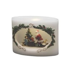 Echtwachskerze LED Weihnachtsmann Mit Kind 5 Echtwachskerze LED Weihnachtsmann Mit Kind -Lampen Welt 5524835 2