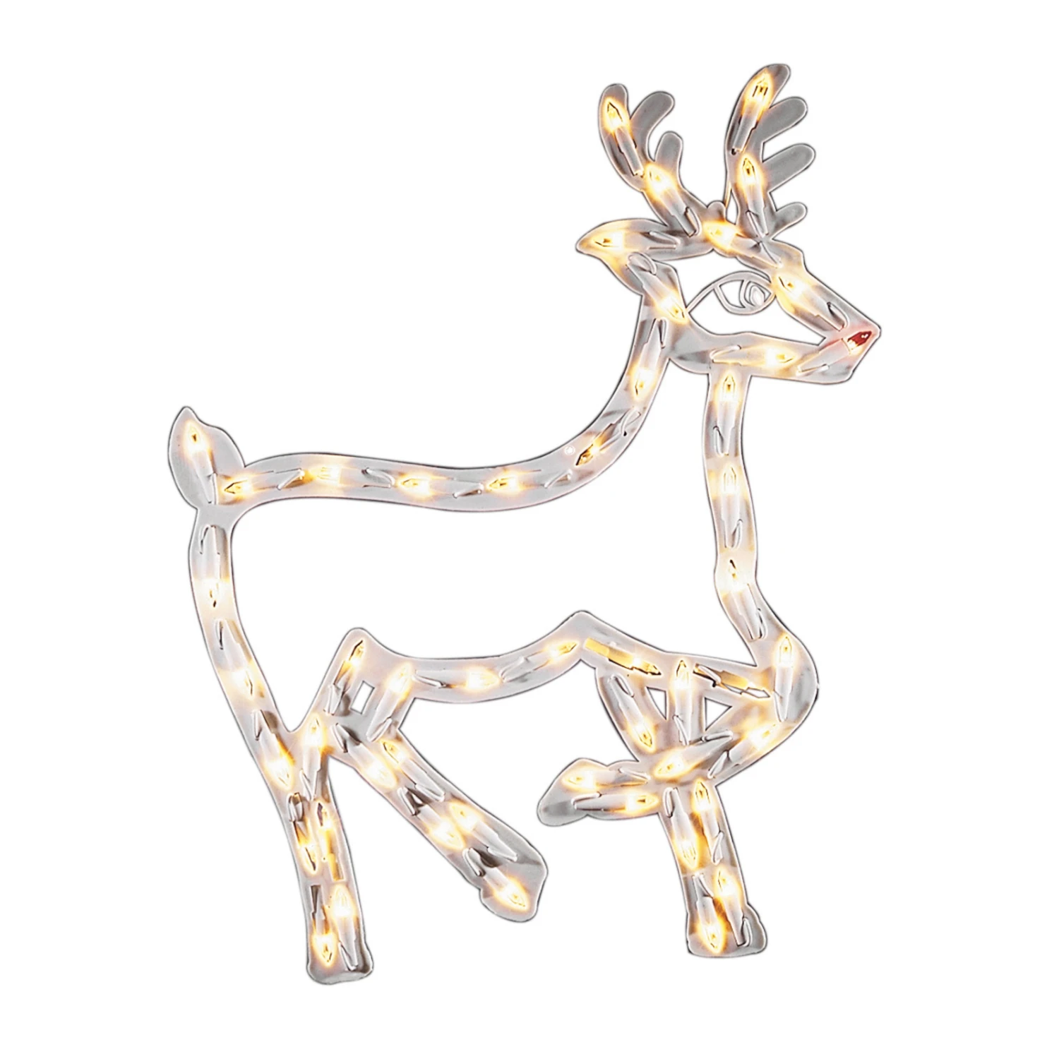 Rentier-Fenstersilhouette F. Innen M. LED 50fl 4 Rentier-Fenstersilhouette F. Innen M. LED 50fl – Bild 4