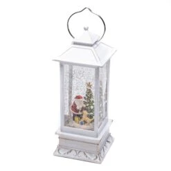 LED-Wasserlaterne Weihnachtsmann Mit Hund -Lampen Welt 5524862 2