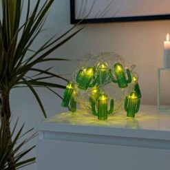 LED-Lichterkette Kakteen, Batteriebetrieben 7 LED-Lichterkette Kakteen, Batteriebetrieben -Lampen Welt 5524892 2