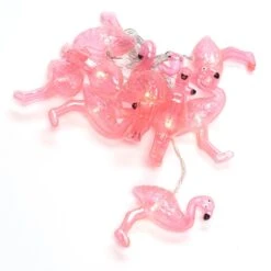 LED-Lichterkette Flamingos, Batteriebetrieben -Lampen Welt 5524893 3