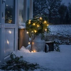 Lichterkette Biergarten 40 Tropfen Klar Bernstein -Lampen Welt 5524902 2