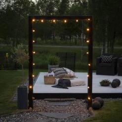 Lichterkette Biergarten 40 Tropfen Klar Bernstein -Lampen Welt 5524902 4