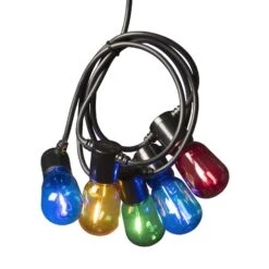 Lichterkette Biergarten 20 LED-Tropfen Bunt -Lampen Welt 5524903 6