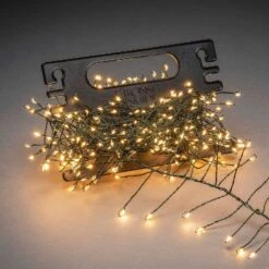 Lichterkette Cluster Grün Mit Aufroller 400flammig