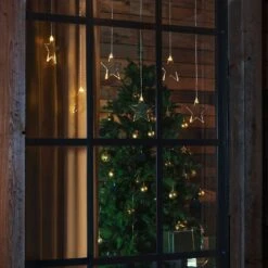 LED-Lichtervorhang Mit Acht Sternen Für Innen 6 LED-Lichtervorhang Mit Acht Sternen Für Innen -Lampen Welt 5524920 2