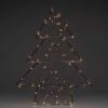 LED-Dekoleuchte Weihnachtsbaum, Schwarz, 100fl -Lampen Welt 5524935