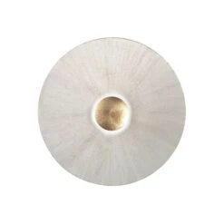 Wandleuchte Moon Sun, Ø 54 Cm, Weiß/gold