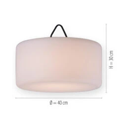 LED-Pendelleuchte Holly, Akkubetrieben IP44, Ø40cm -Lampen Welt 6003198 4