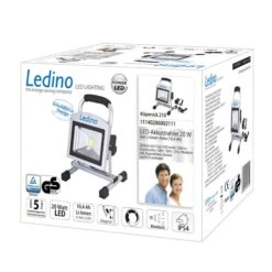 LED-Baustrahler Köpenick 209 Magnetfüße 20W 10,4Ah -Lampen Welt 6022376 5