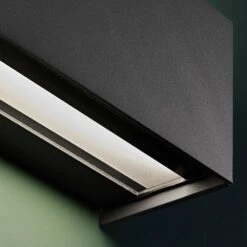 LEDS-C4 Afrodita Infinite Außenwandlampe Anthrazit -Lampen Welt 6027583 1