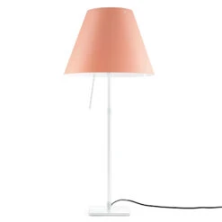 Luceplan Costanza Tischlampe D13 Weiß/rosa