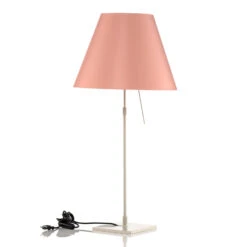 Luceplan Costanza Tischlampe D13 Weiß/rosa -Lampen Welt 6030389 3