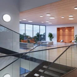 LED-Deckenleuchte A35-S, 4.000K, Weiß, Ø 40cm -Lampen Welt 6040421 1