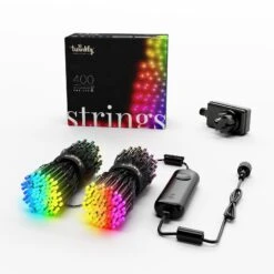 Lichterkette Twinkly RGB, Schwarz, 400-flammig 32m -Lampen Welt 6102015 2