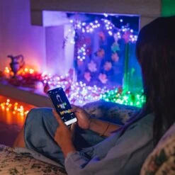 Lichterkette Twinkly RGB, Schwarz, 400-flammig 32m -Lampen Welt 6102015 3