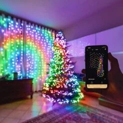 Lichterkette Twinkly RGB, Schwarz, 400-flammig 32m -Lampen Welt 6102015 4