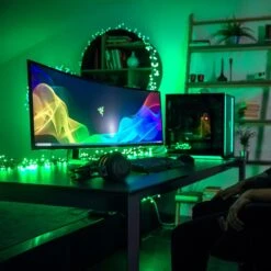 Lichterkette Twinkly RGB, Schwarz, 100-flammig 8m -Lampen Welt 6102027 1