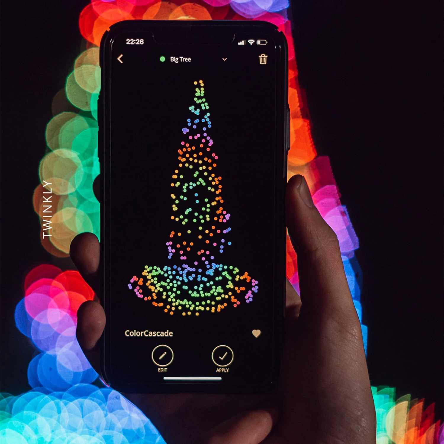 Twinkly Music Set Lichterkette Schwarz 600 RGB-LED 4 Twinkly Music Set Lichterkette Schwarz 600 RGB-LED – Bild 4