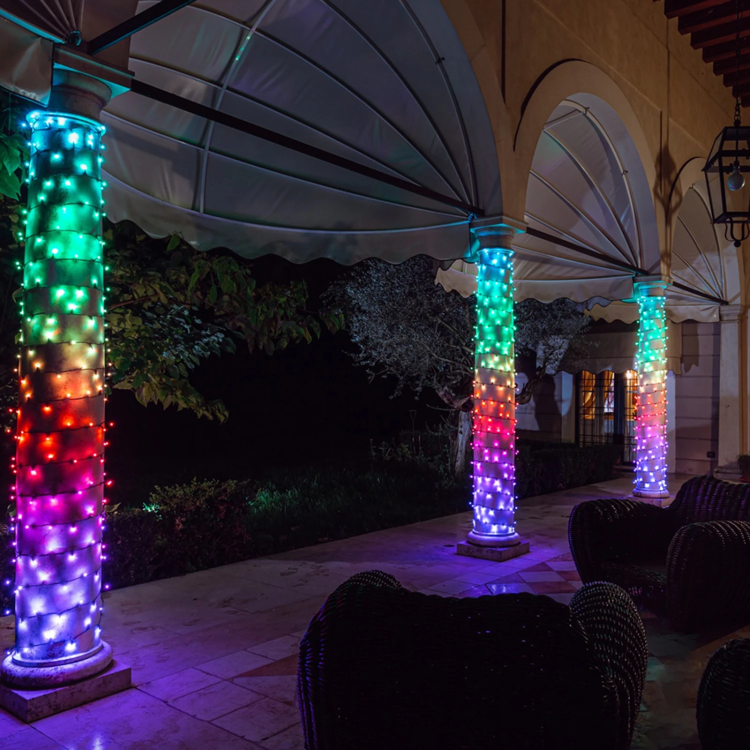 Twinkly Music Set Lichterkette Schwarz 600 RGB-LED 5 Twinkly Music Set Lichterkette Schwarz 600 RGB-LED – Bild 5