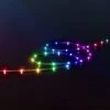 Twinkly Dots LED-Kette RGB, Schwarz, IP44, 10m