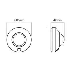 LEDVANCE Nightlux Ceiling LED-Nachtlicht Weiß -Lampen Welt 6106060 2