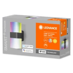 LEDVANCE SMART+ WiFi Cube Wandleuchte RGBW Up/down -Lampen Welt 6106475 6