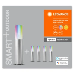 LEDVANCE SMART+ WiFi Garden Pole Mini 22,7cm 5er -Lampen Welt 6106479 7