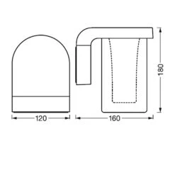 LEDVANCE SMART+ WiFi Outdoor Cascade Wall, RGB -Lampen Welt 6106601 7