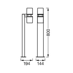 LEDVANCE SMART+ WiFi Outdoor Flare Updown 80 Cm -Lampen Welt 6106606 5