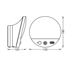 LEDVANCE SMART+ WiFi Outdoor Round Camera DG -Lampen Welt 6106611 7