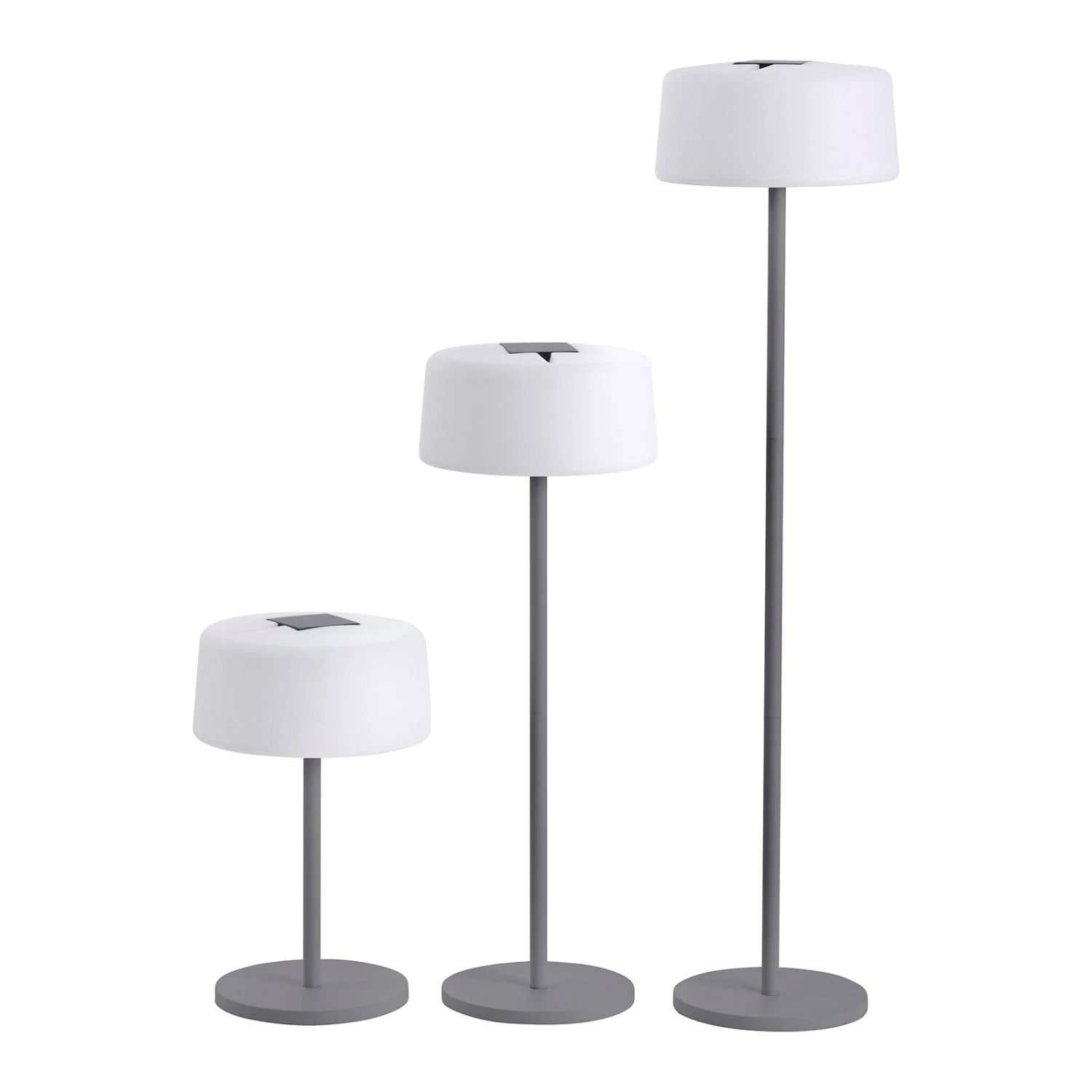 Solar-Stehleuchte Bump, 3 Höhen, Sensor, Anthrazit 4 Solar-Stehleuchte Bump, 3 Höhen, Sensor, Anthrazit – Bild 4