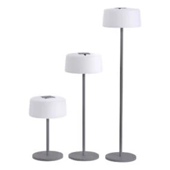 Solar-Stehleuchte Bump, 3 Höhen, Sensor, Anthrazit 10 Solar-Stehleuchte Bump, 3 Höhen, Sensor, Anthrazit -Lampen Welt 6112022 4